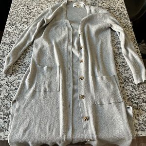 Long Gray Cardigan